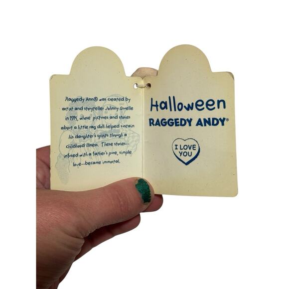 2002 Raggedy ANDY Halloween Pirate Doll - 15" Applause Hasbro Fall w/tags - Picture 7 of 9